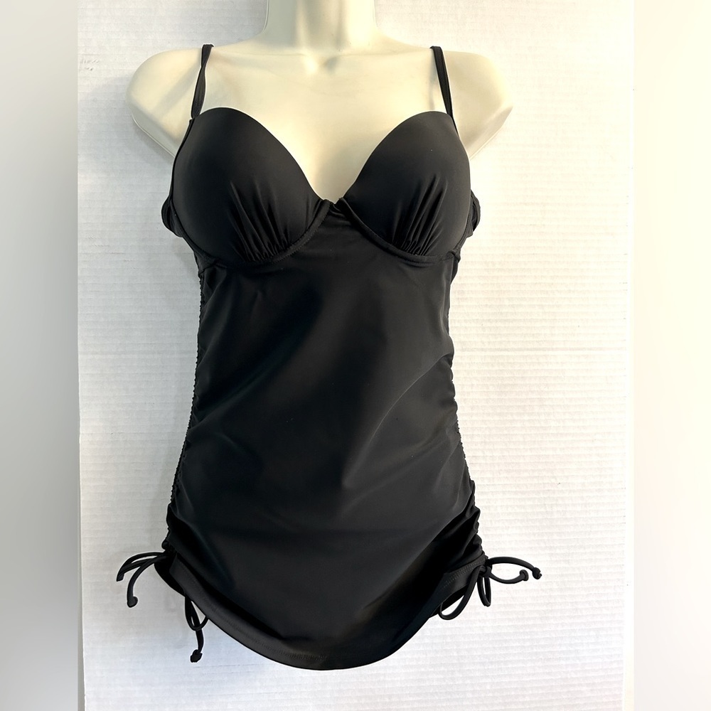 Love your Assets by Spanx swim suit tankini‎ top adjustable straps Sz- Small. R7